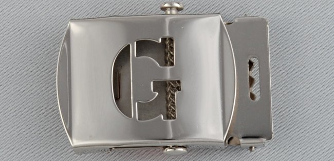 WN-141 INITIAL G MILITARY STYLE BELT BUCKLE