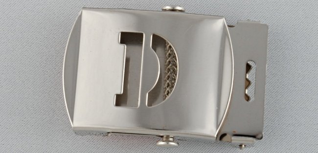 WN-141 INITIAL D MILITARY STYLE BELT BUCKLE