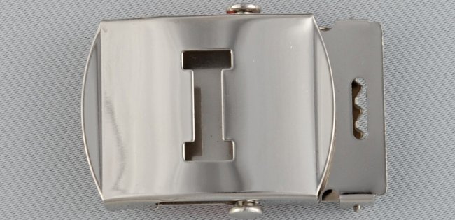 WN-141 INITIAL I MILITARY STYLE BELT BUCKLE