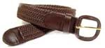 LA-400BN BROWN WHOLESALE STRETCH LEATHER BELT, SMALL