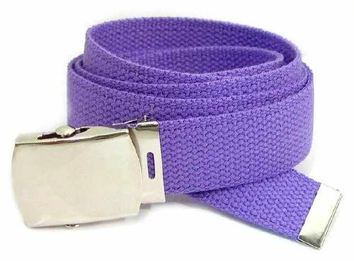 WN-40 PURPLE 1.25 INCH MILITARY STYLE BELT WITH BUCKLE