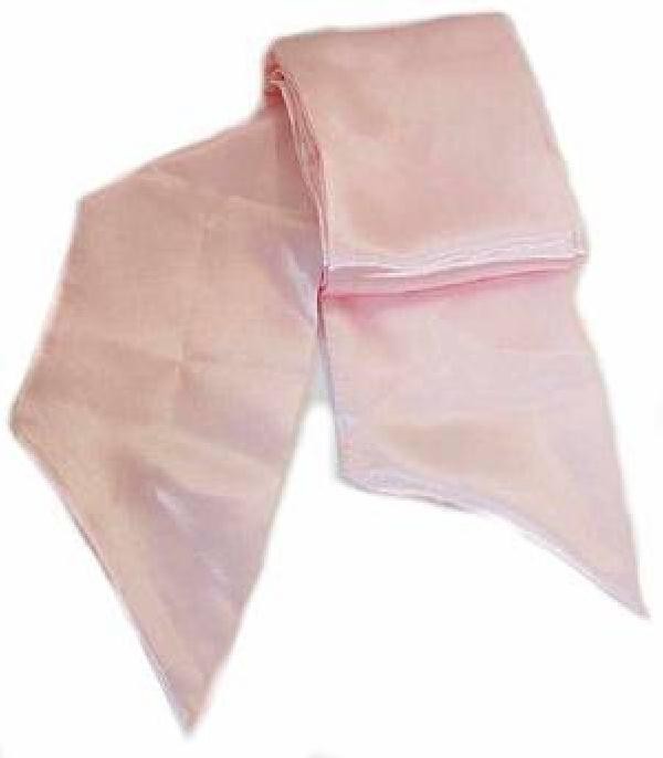 WN-125 SEAMLESS SATIN 64" SCARFS IN SOLID PINK