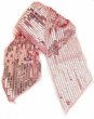 WN-126 SEQUIN SCARF BELT - PINK, ONE SIZE