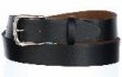 30" Waist, 1.25 Black USA Made Top Grain Leather Belt