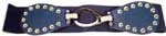 WN-155S NAVY STRETCH MATERIAL FASHION BELTS