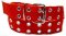 WN-56-C TWO HOLE CANVAS BELT - RED, XS