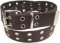 WN-56-C TWO HOLE CANVAS BELT - BROWN, XS