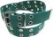 WN-56-C TWO HOLE CANVAS BELT - GREEN, XS